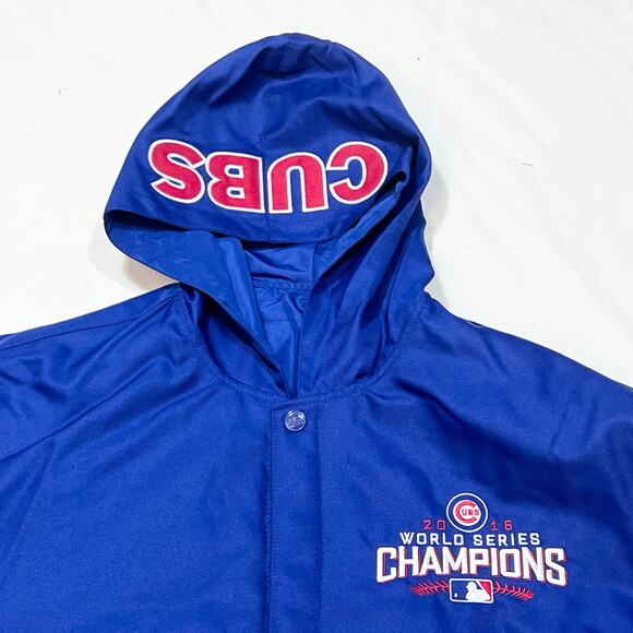 Chicago Cubs World Series Champions Reversible Poly-Twill Fleece Jacket XXL New - Picture 5 of 11